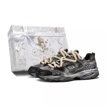 Кроссовки Skechers Vigor Lifestyle Shoes Men Low-top Black/Brown, черный/коричневый