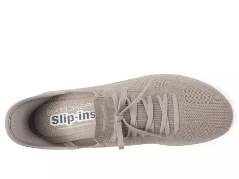 Кроссовки SKECHERS Virtue - Divinity Hands Free Slip-Ins, серо-коричневый