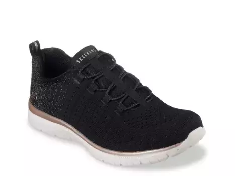 Кроссовки Skechers Virtue Lucent Slip-On — женские, черные