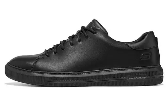 Кроссовки Skechers Wide Fit Lifestyle Shoes Men Low-top Black, черный