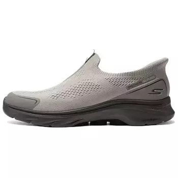 Кроссовки Skechers WOMEN"S GO WALK Lifestyle Shoes Men Low-top Taupe/black, черный