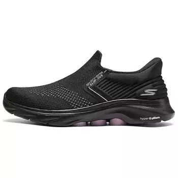 Кроссовки Skechers WOMEN"S GO WALK Lifestyle Shoes Women's Low-top Black/dogwood Powder, черный