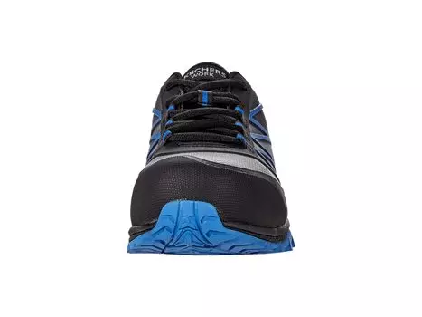 Кроссовки SKECHERS Work Puxal ESD Composite Toe, черный/синий
