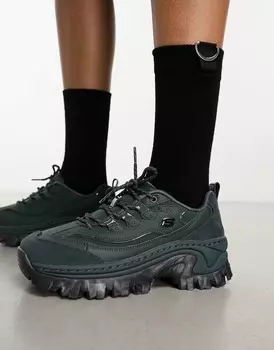 Кроссовки Skechers X Doja Cat Hi-ryze Chunky, хаки