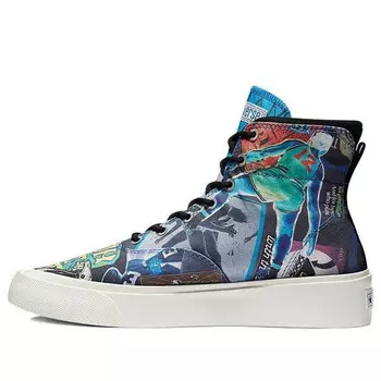 Кроссовки skid grip high 'beat the world' Converse, мультиколор