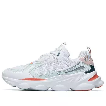 Кроссовки skipper captain retro white/green/orange Fila, белый