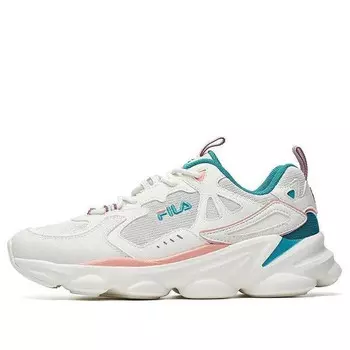Кроссовки skipper 'white green pink' Fila, белый