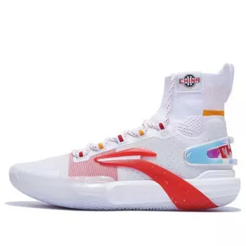 Кроссовки скорость 9 высокие Li-Ning, белый