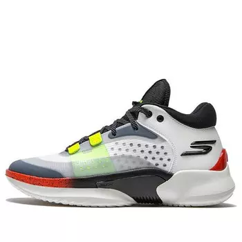 Кроссовки skx resagrip 'white black orange' Skechers, белый