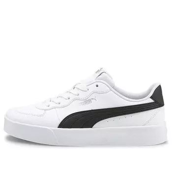 Кроссовки skye clean casual board shoes white/black Puma, белый