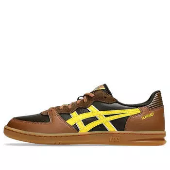 Кроссовки skyhand og 'black coffee yellow' Asics, черный