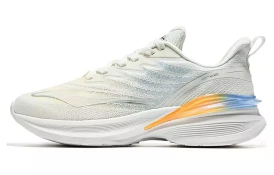 Кроссовки Skyhorse для бега мужские с низким верхом из микрокристаллического материала белого/синего цвета с эффектом глицинии Erke