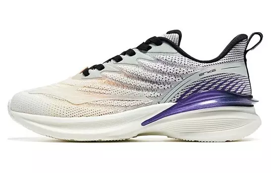 Кроссовки Skyhorse для бега мужские с низким верхом карандаш серого/игрового фиолетового цвета Erke