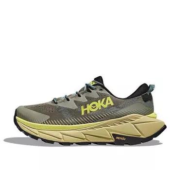 Кроссовки skyline float x 'olive haze celery root' Hoka One One, зеленый