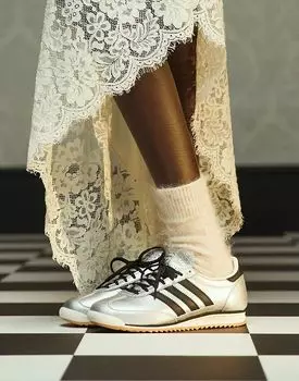 Кроссовки SL 72 OG в цвете серебристый металлик adidas Originals