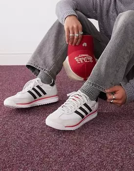 Кроссовки SL 72 RS белого и черного цвета adidas Originals