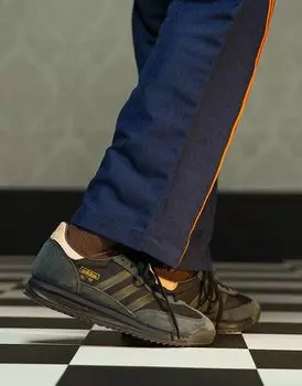 Кроссовки SL 72 RS темно-синего и черного цветов adidas Originals