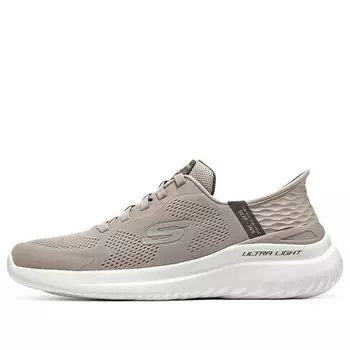 Кроссовки slip-ins bounder 2.0 'emerged - taupe' Skechers, коричневый
