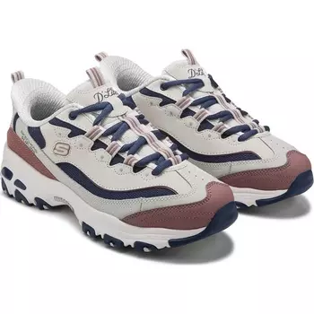 Кроссовки Slip-Ins d'lites Skechers, white/navy/brown