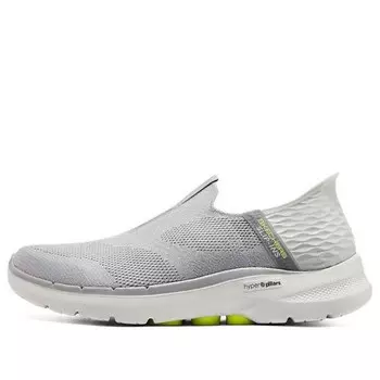 Кроссовки slip ins go walk 6 'grey' Skechers, серый