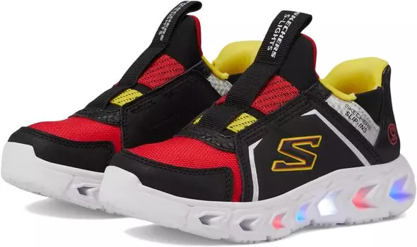 Кроссовки Slip-Ins-Hypno Flash 2.0 403830L SKECHERS KIDS, цвет Black/Red