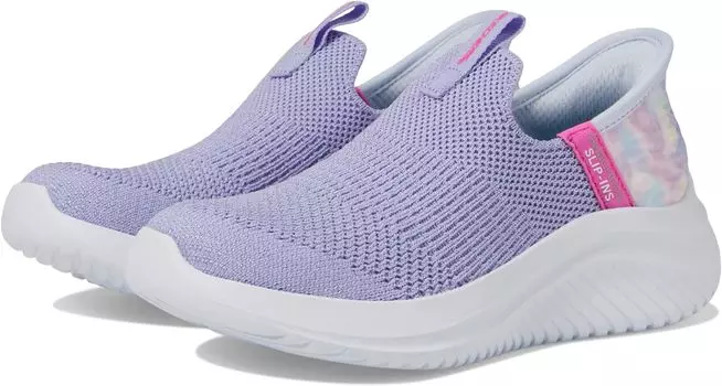 Кроссовки Slip-Ins Stretch Fit-Ultra Flex 3.0 - Colory Wild 303801L SKECHERS KIDS, цвет Lavender/Multi