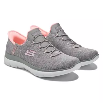 Кроссовки Slip-Ins summits sneaker Skechers, grey/coral