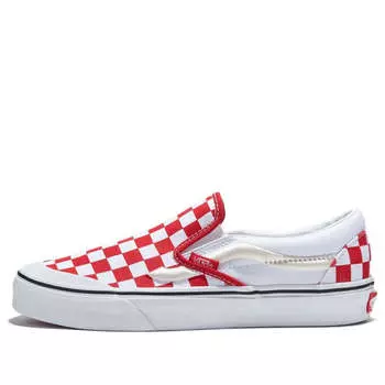 Кроссовки slip-on 138 'red white' Vans, красный