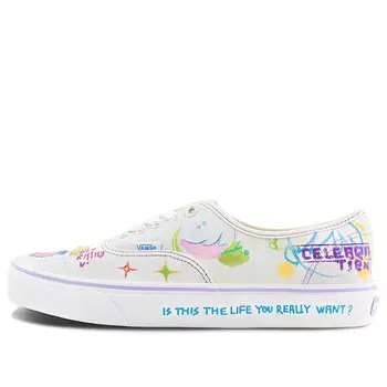 Кроссовки slip-on 'beige heart' Vans, мультиколор