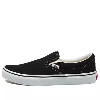 Кроссовки slip-on black white japanese version 'black white' Vans, черный