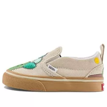 Кроссовки slip-on cactus shoes 'beige green' Vans, бежевый