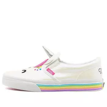 Кроссовки slip-on 'flour shop' Vans, белый