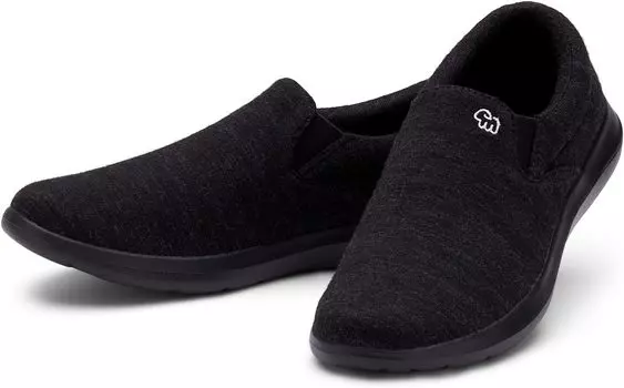 Кроссовки Slip-On Merinos, цвет Black/Black Sole