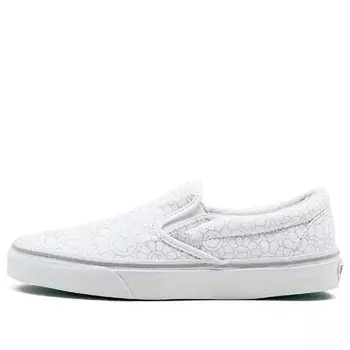Кроссовки slip on 'murakami blue skulls' Vans, синий