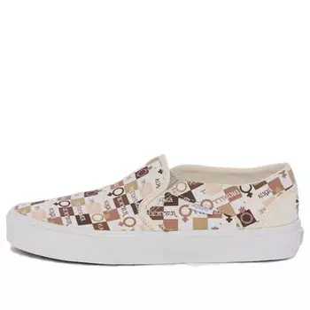 Кроссовки slip-on x asher 'divine' Vans, мультиколор