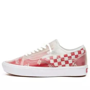 Кроссовки slip-skool comfycush ' block - red checker' Vans, красный