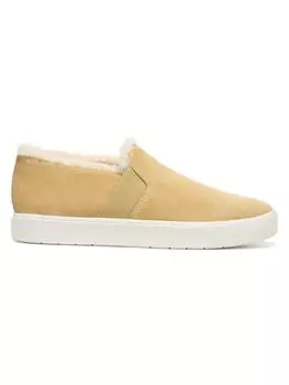 Кроссовки-слипоны Blair на подкладке из замши и овчины Vince, цвет Butterscotch
