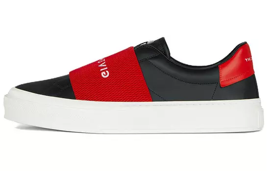 Кроссовки-слипоны Givenchy 4G, черный / красный