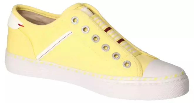 Кроссовки-слипоны Mustang Shoes "Слипоны, повседневная обувь," слипоны, слипоны, повседневная обувь с практичной резинкой, желтый