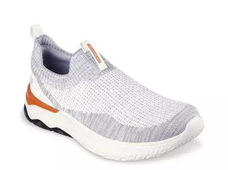 Кроссовки-слипоны мужские Skechers Bismark Glenver, белый / серый