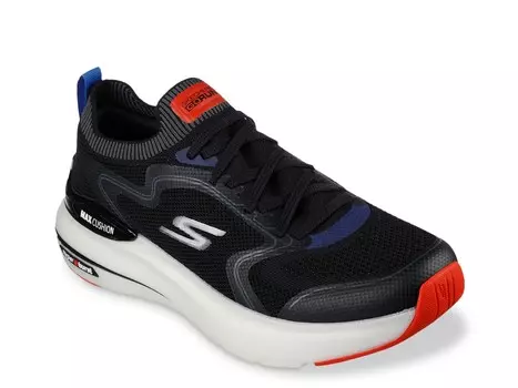 Кроссовки-слипоны мужские Skechers Max Cushioning Hyper Burst Smooth Strike, черный / красный
