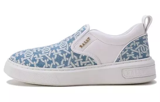 Кроссовки-слипоны с логотипом Bally