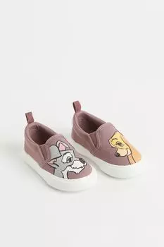 Кроссовки-слипоны с принтом H&M