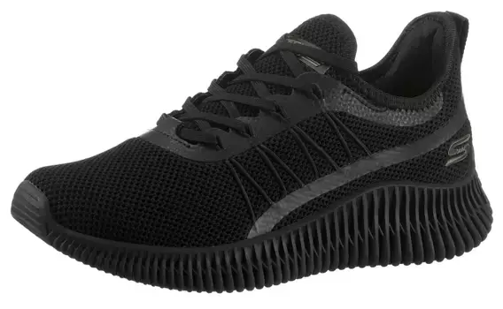 Кроссовки-слипоны Skechers "BOBS GEO-", веганские, черный