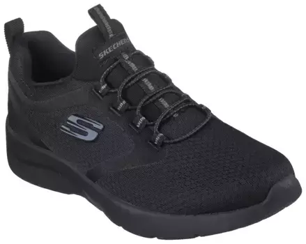 Кроссовки-слипоны Skechers "DYNAMIGHT 2.0" с двумя практичными ремнями, черный