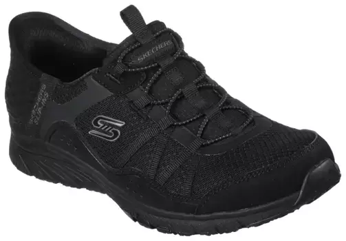 Кроссовки-слипоны Skechers "FREE SPORT-AWE INSPIRING", монохромные, черный