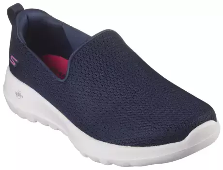 Кроссовки-слипоны Skechers "GO WALK JOY-AURORA", повседневная обувь, слипоны веганского производства, белый