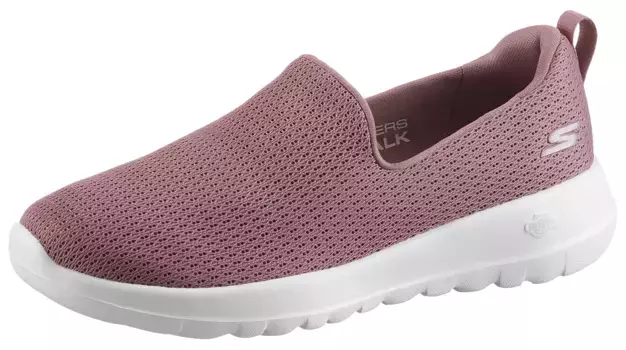 Кроссовки-слипоны Skechers "GO WALK JOY-AURORA", повседневная обувь, слипоны веганского производства, лиловый
