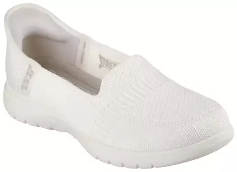 Кроссовки-слипоны Skechers "ON-THE-GO FLEX-CAMELLIA", кремовый