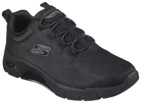 Кроссовки-слипоны Skechers "SKECH-AIR ARCH FIT-BILLO", слипоны, повседневная обувь с мягким краем голенища, черный